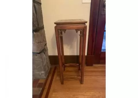 Wooden Plant or Sculpture Stand